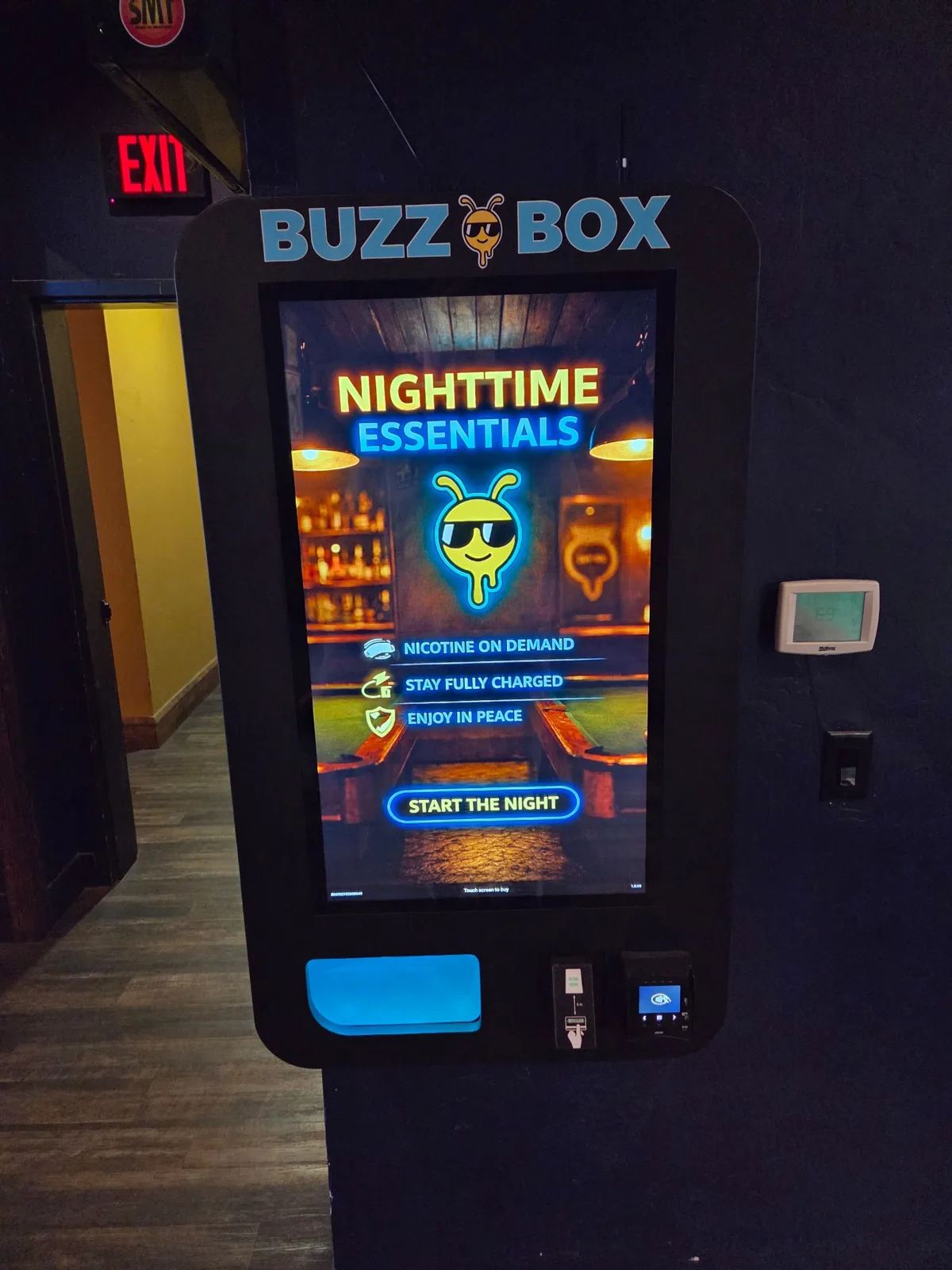 Buzz Box machine inside a Montana venue